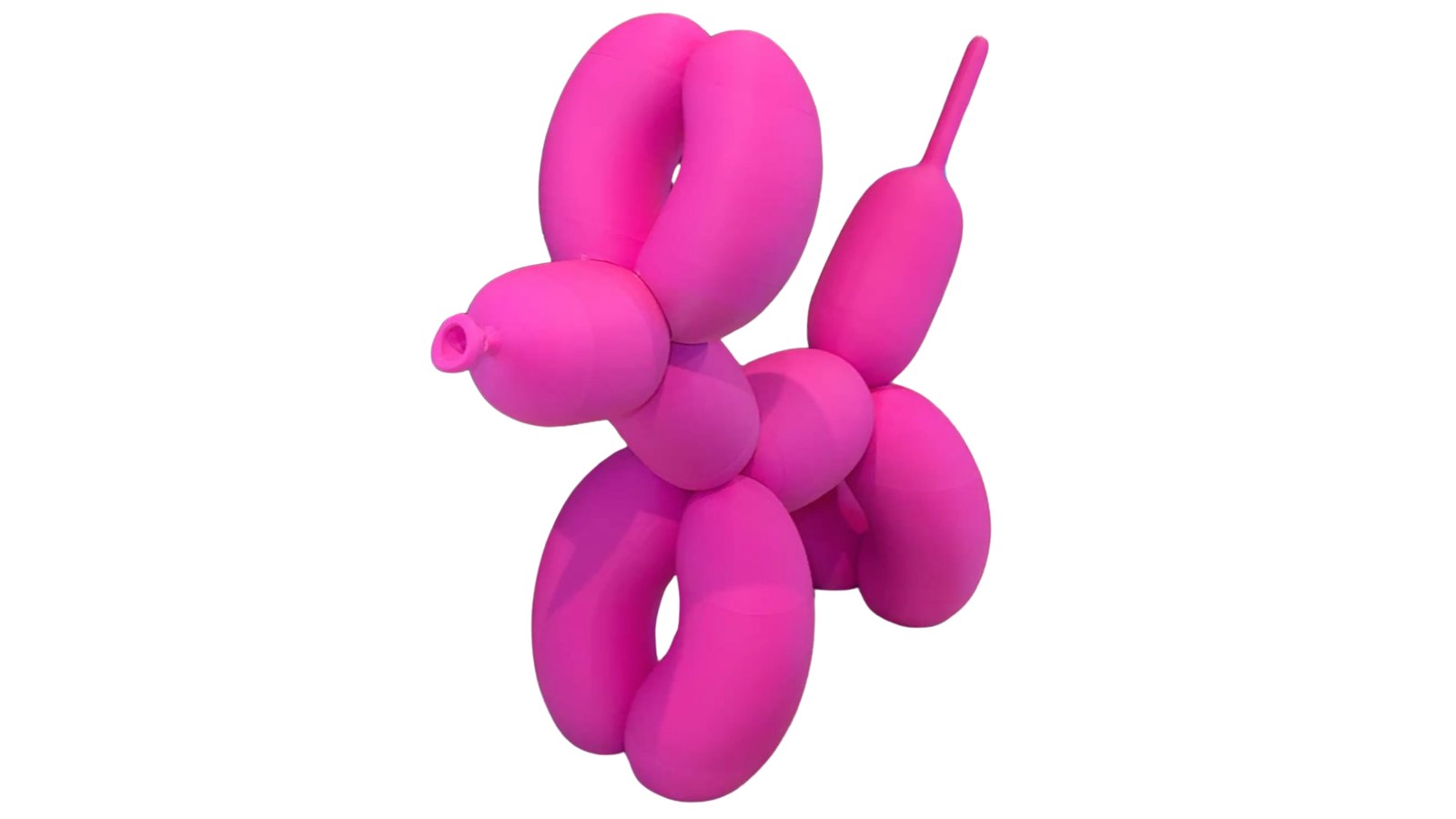 Balloon Dog, 3ft tall branded statement piece