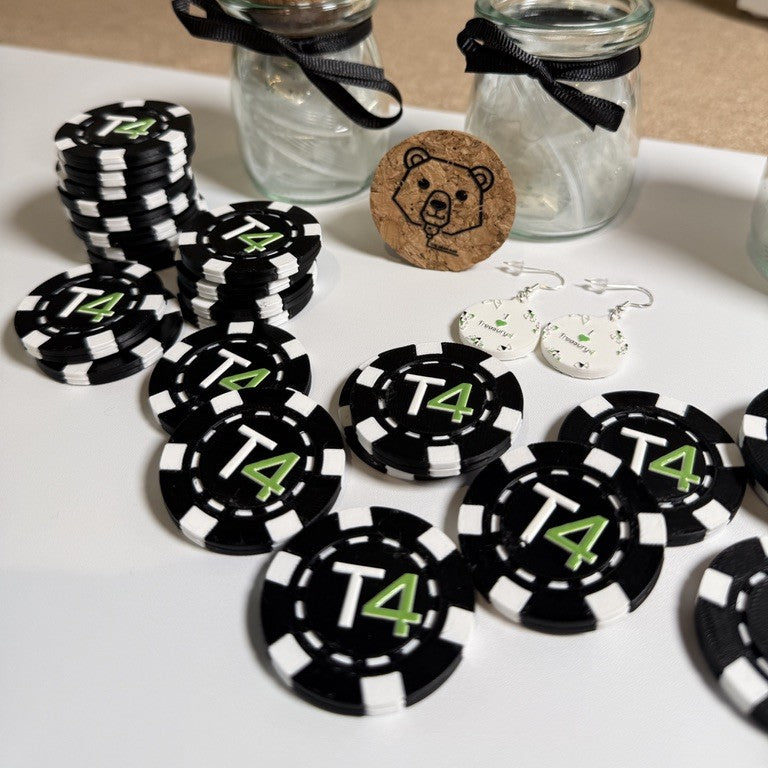 Customer order of Branded Poker Chips