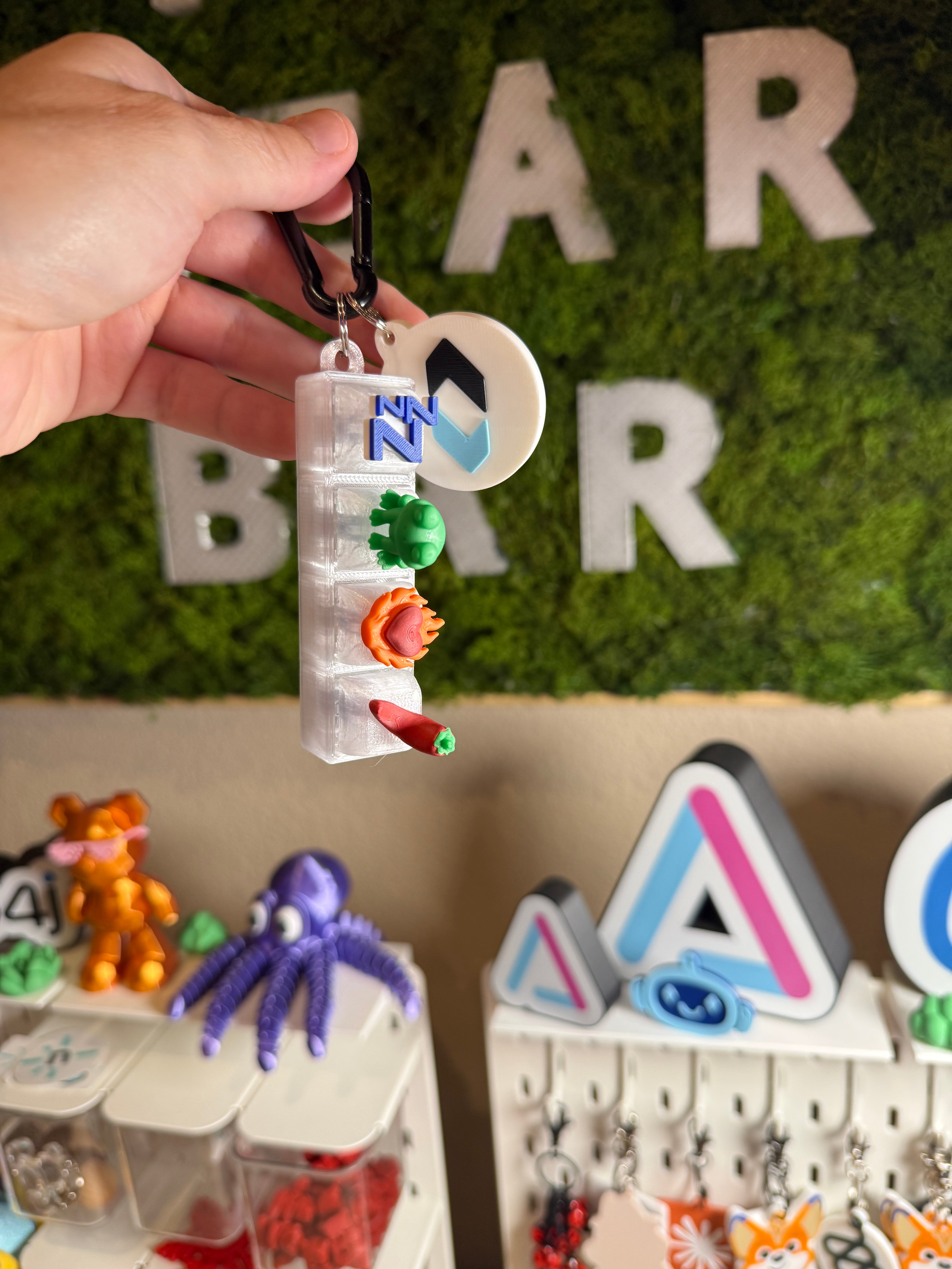 Fidget clicker activation up close.Fidget Clicker Activation