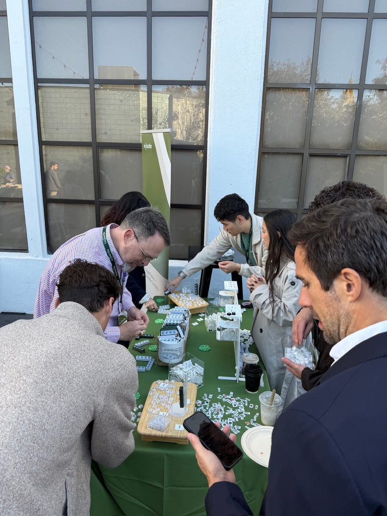 Attendees building their own clickers at Ivo's Inscribe conference.Fidget Clicker Activation