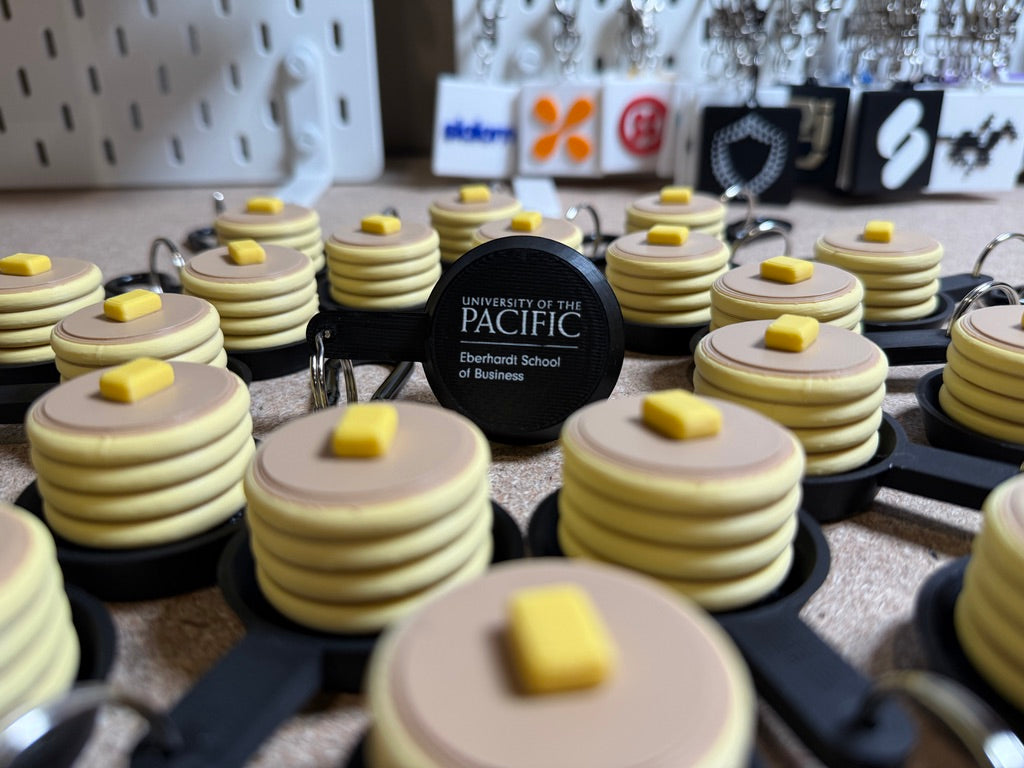 Order for the University of the Pacific, Eberhardt School of Business.Pancake Fidget Clicker