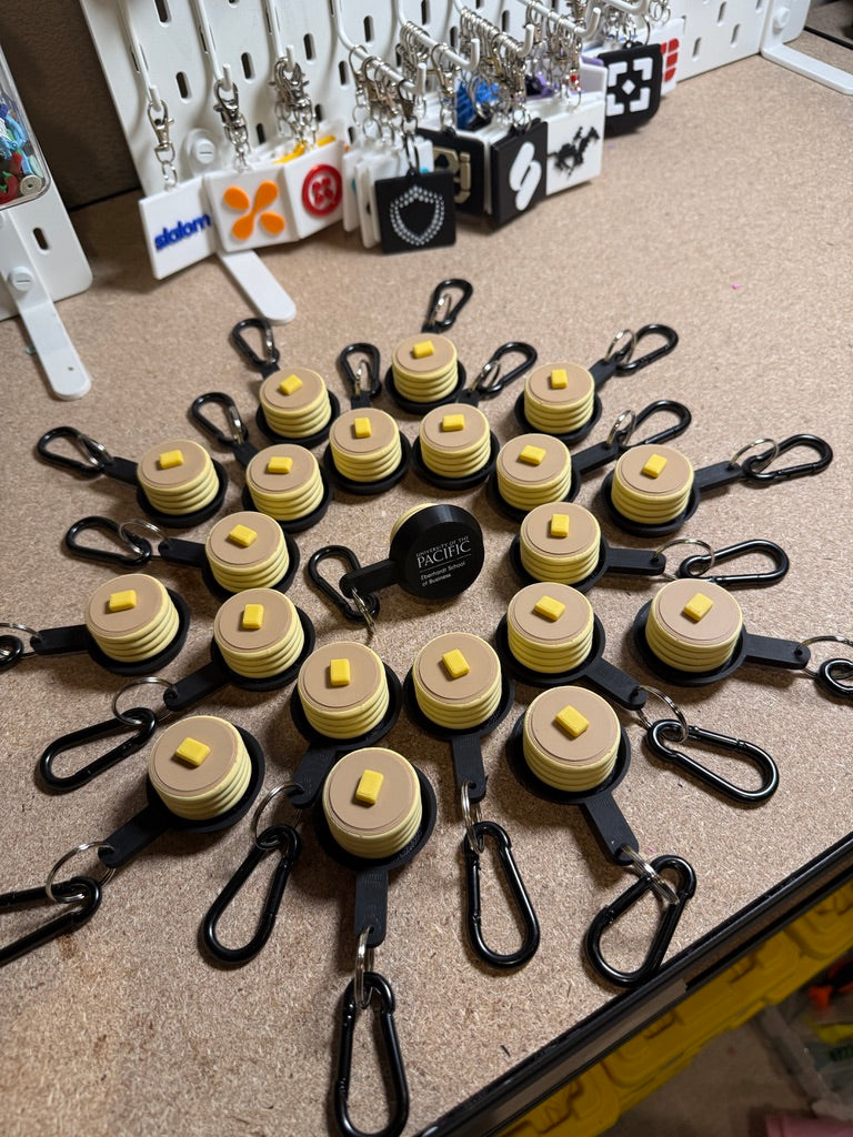 Order for the University of the Pacific, Eberhardt School of Business.Pancake Fidget Clicker