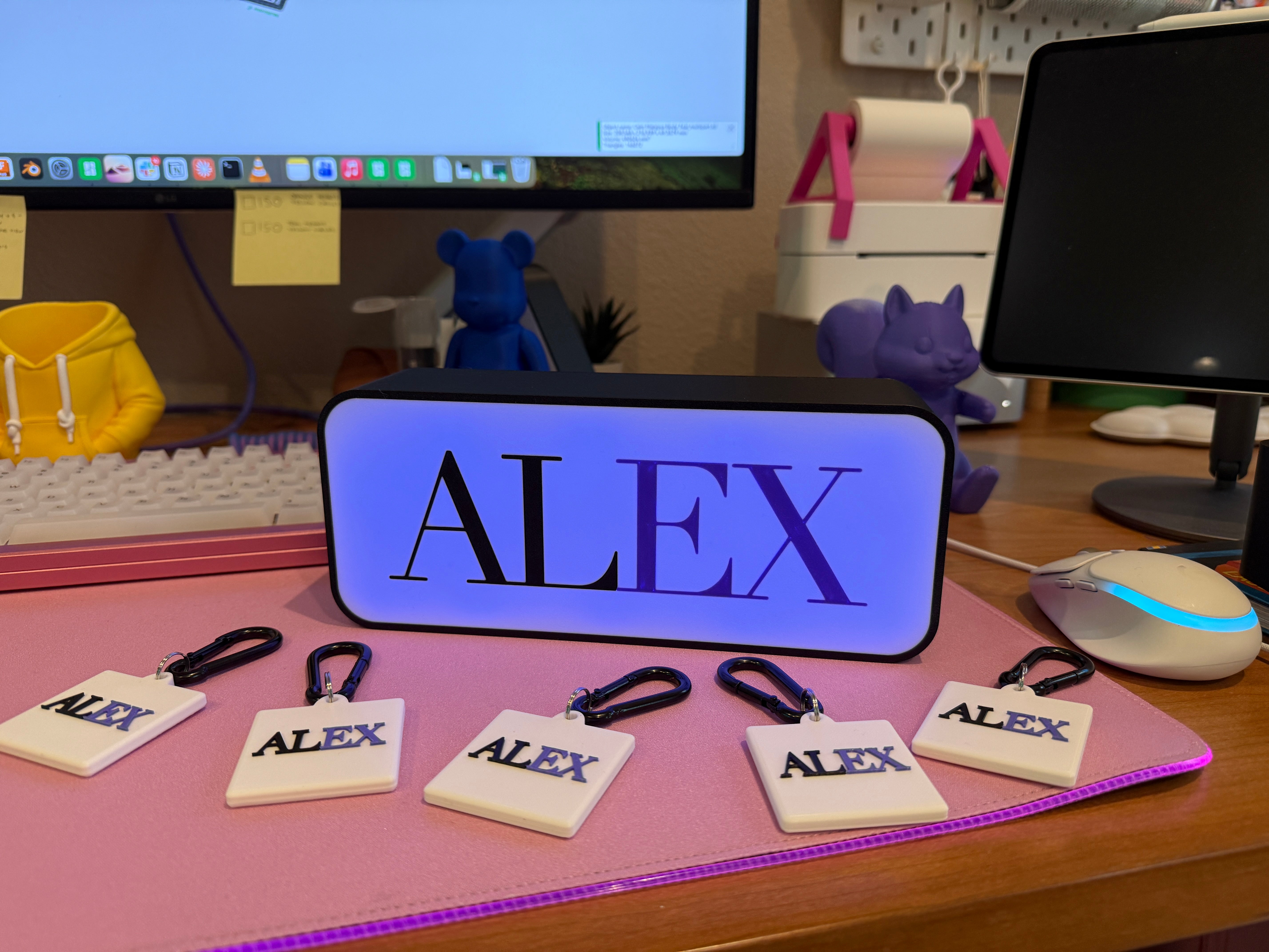 Customer order of USB LED Lightbox