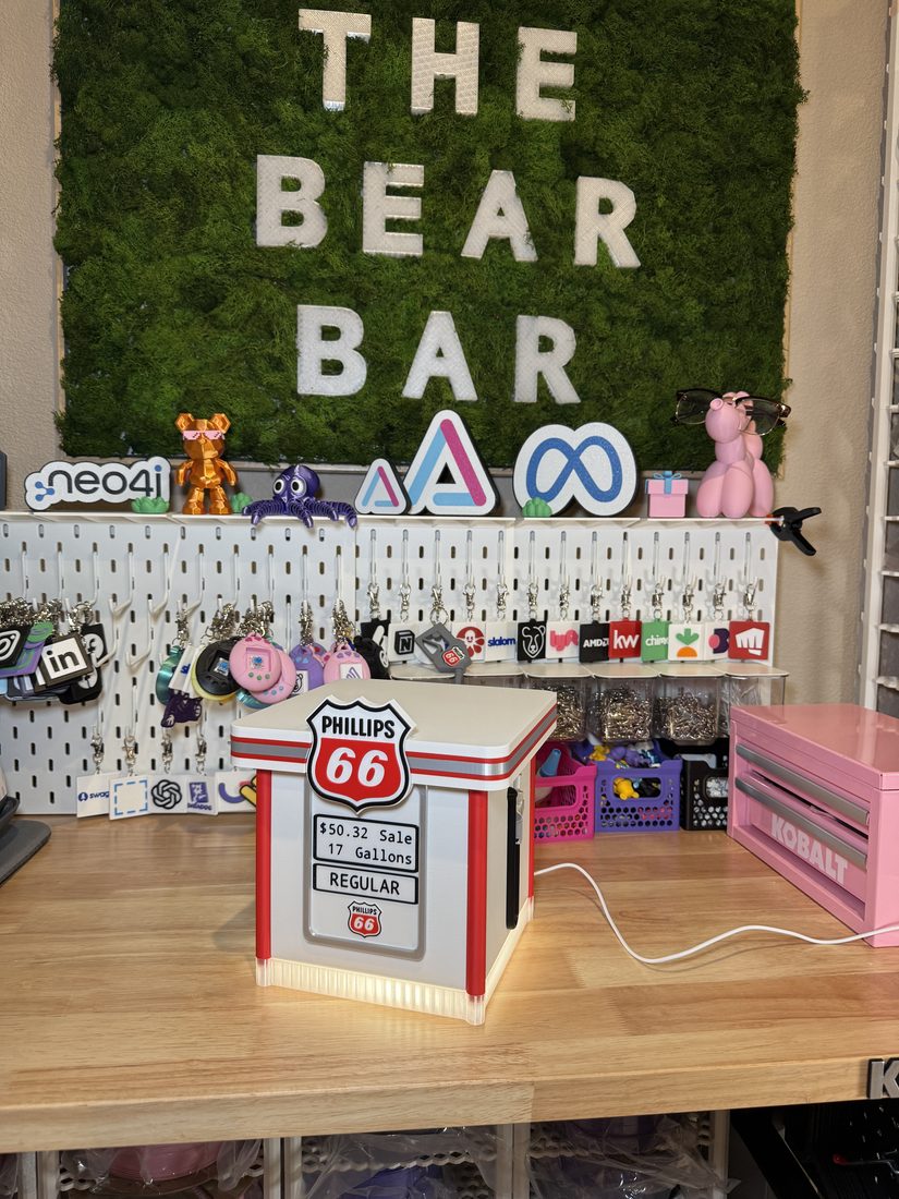 Custom 3D printed branded swag by The Bear Bar — portfolio example 8