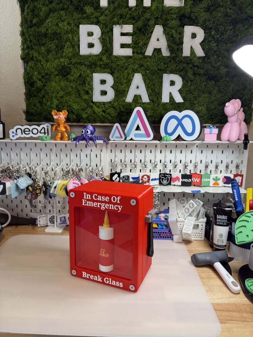 Custom 3D printed branded swag by The Bear Bar — portfolio example 23