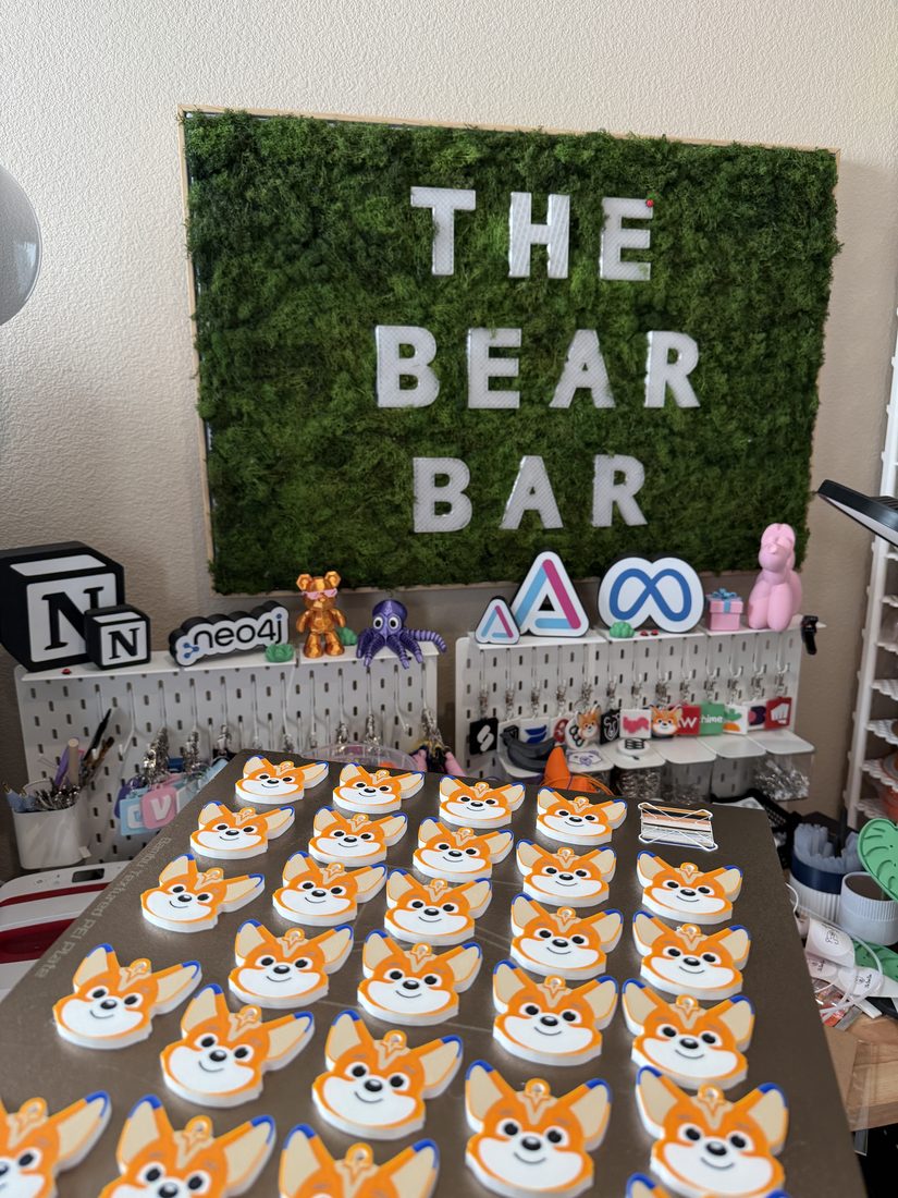 Custom 3D printed branded swag by The Bear Bar — portfolio example 29