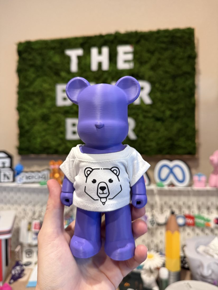Custom 3D printed branded swag by The Bear Bar — portfolio example 35