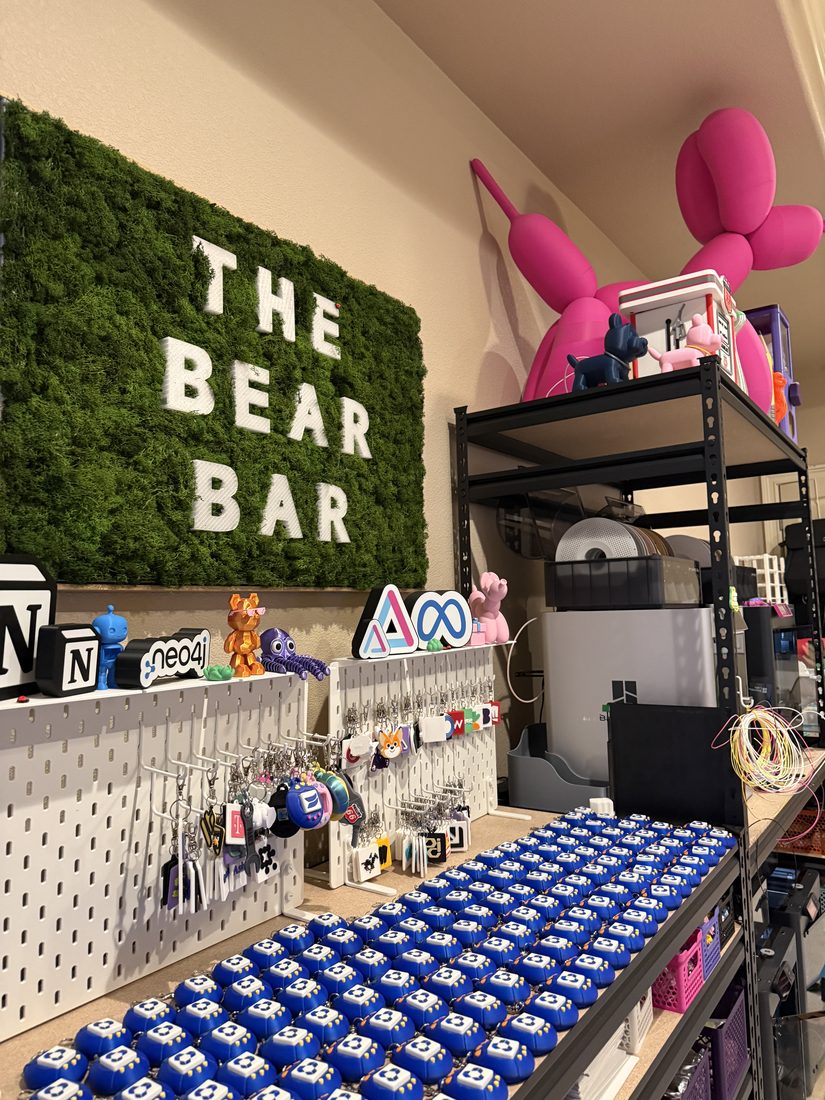 Custom 3D printed branded swag by The Bear Bar — portfolio example 37