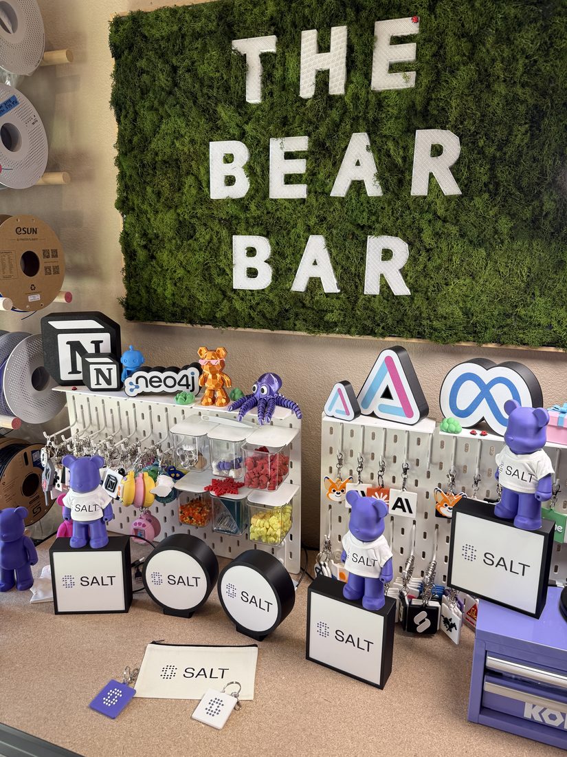Custom 3D printed branded swag by The Bear Bar — portfolio example 61