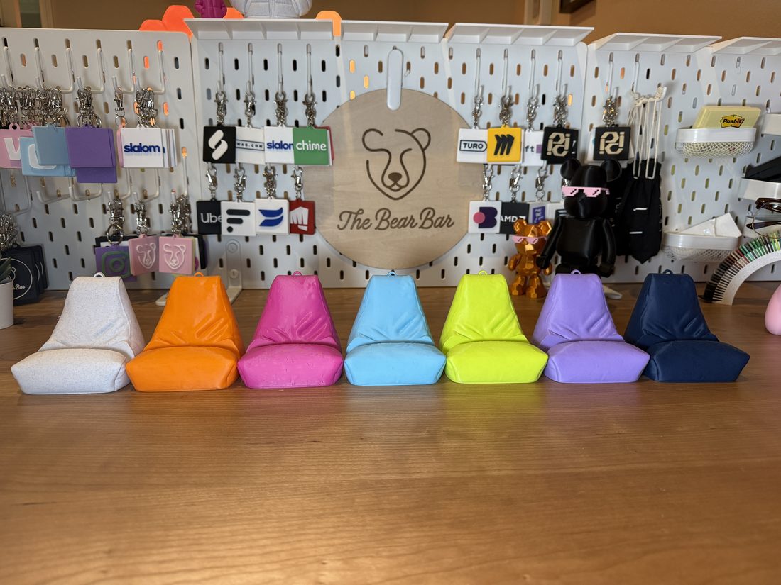 Custom 3D printed branded swag by The Bear Bar — portfolio example 70