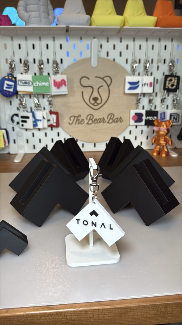 Custom 3D printed branded swag by The Bear Bar — portfolio example 74
