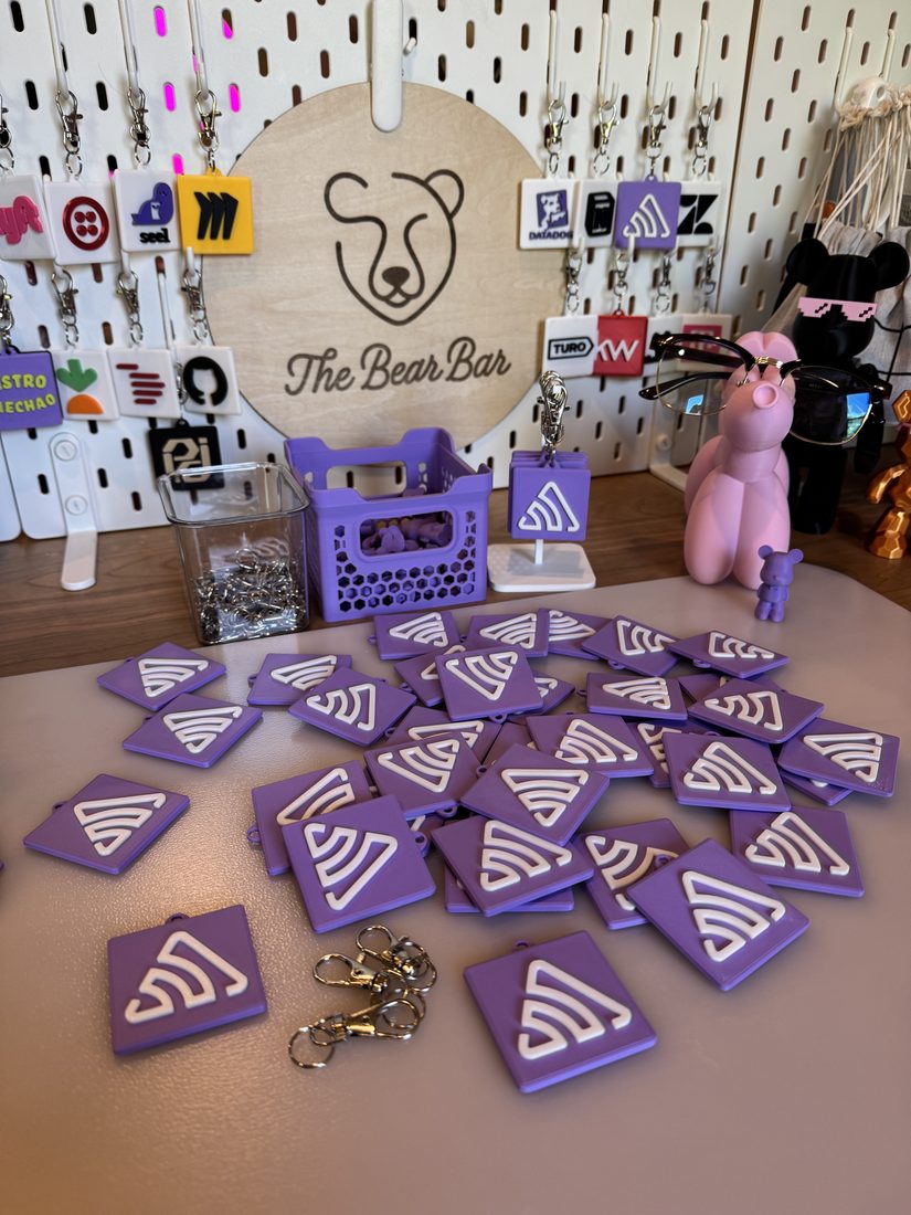 Custom 3D printed branded swag by The Bear Bar — portfolio example 104